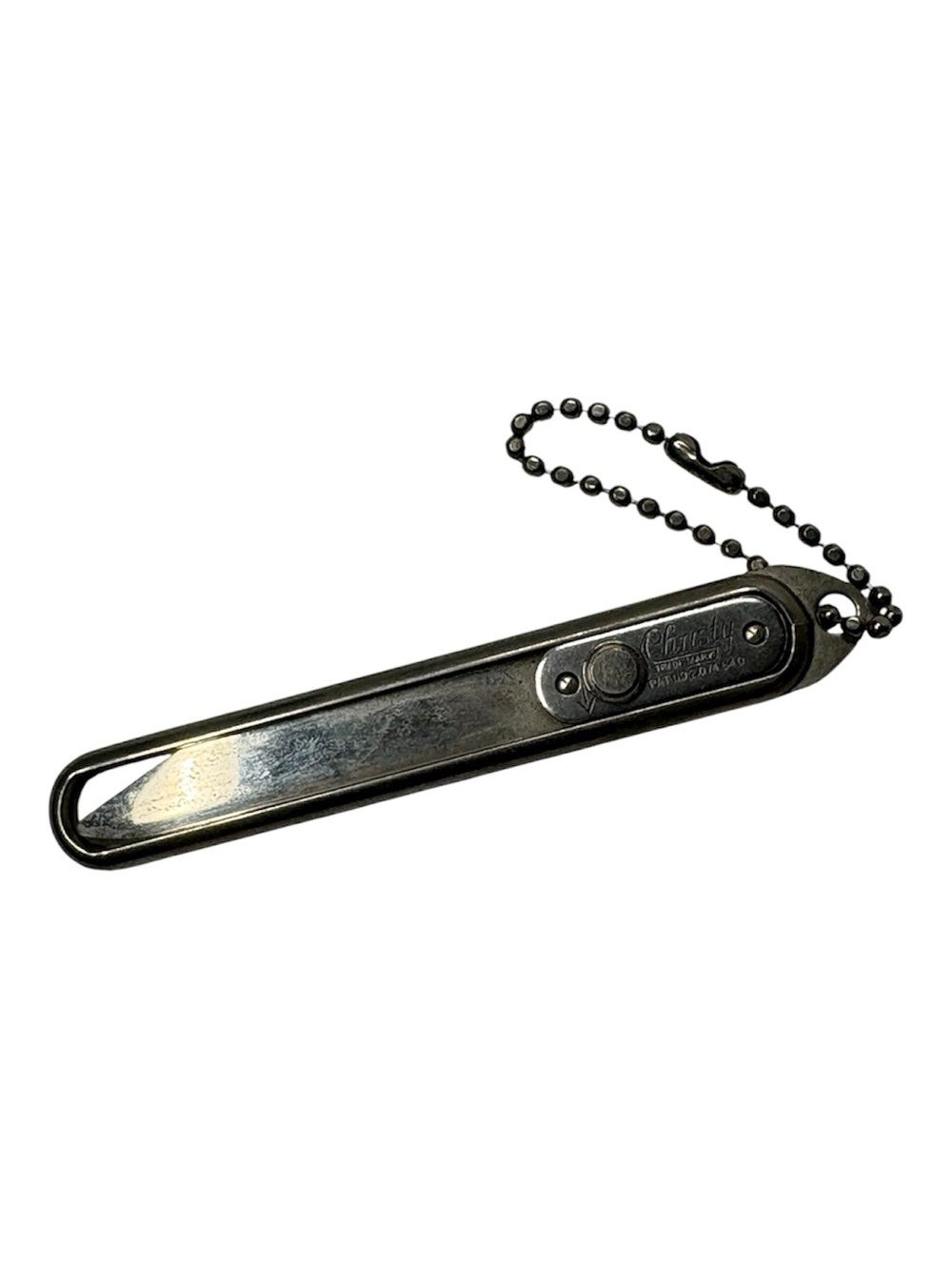 Christy Silver Keychain Folding Tool